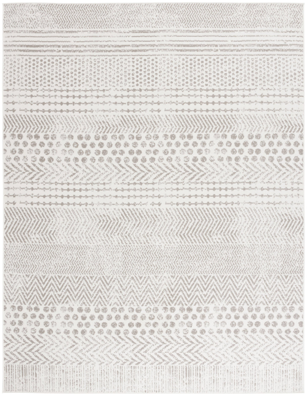 Safavieh Pyramid Elegant Area Rug - Timeless Ivory And Grey Design For Modern Living Spaces And Style Ivory ,Grey 52% Polypropylene,24% Jute,11% Polyester,13% Latex Pyr230a-211