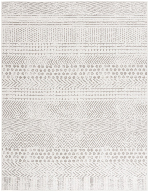 Safavieh Pyramid Geometric Area Rug - Luxurious Softness And Modern Design For Stylish Living Spaces Ivory ,Grey 52% Polypropylene,24% Jute,11% Polyester,13% Latex Pyr230a-7