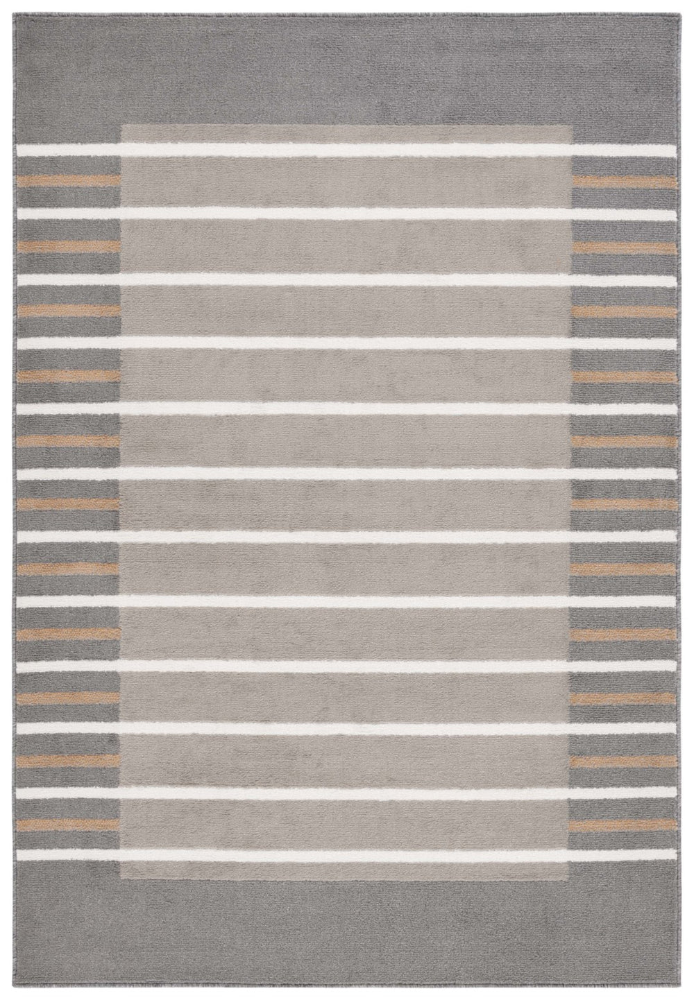 Safavieh Pyramid 232 Power Loomed 52% Polypropylene, 24% Jute, 11% Polyester, 13% Latex Rug Grey / Ivory Gold PYR232F-9
