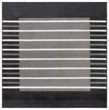 Safavieh Pyramid 232 PYR232 Power Loomed Modern Rug Grey / Ivory Black PYR232H-7SQ