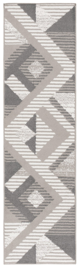 Safavieh Pyramid 240 PYR240 Power Loomed Modern Rug Grey / Ivory PYR240H-28