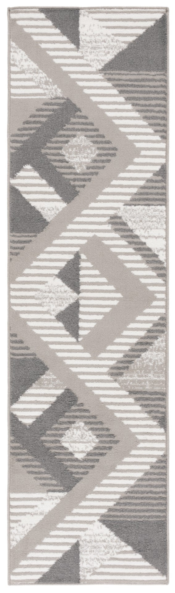Safavieh Pyramid 240 PYR240 Power Loomed Modern Rug Grey / Ivory PYR240H-28