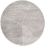 Safavieh Pyramid 241 PYR241 Power Loomed Modern Rug Grey / Ivory PYR241F-7R