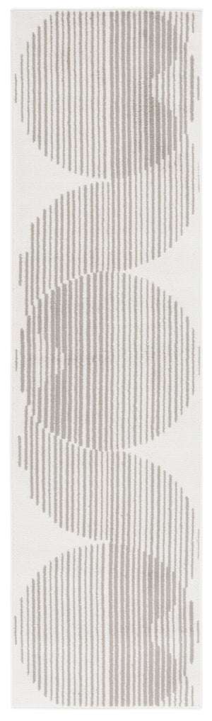 Safavieh Pyramid 243 PYR243 Power Loomed Modern Rug Ivory / Grey PYR243A-7SQ