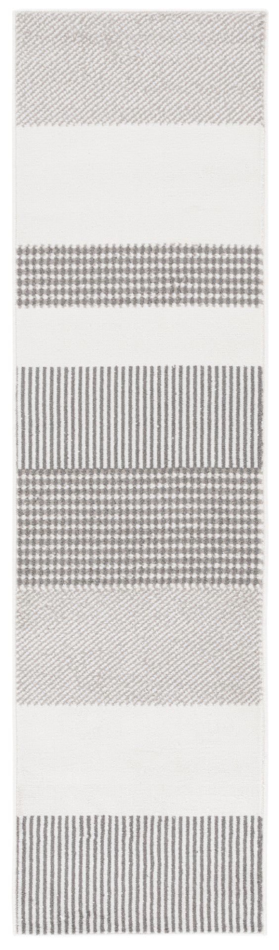 Safavieh Pyramid 244 PYR244 Power Loomed Modern Rug Ivory / Grey PYR244A-7SQ
