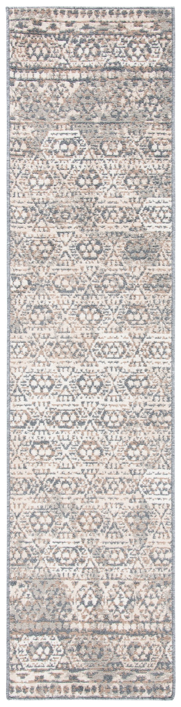 Safavieh Pyramid Exquisite Area Rug - Elegant Ivory And Charcoal Design With Intricate Patterns For Home Decor Ivory ,Charcoal 52% Polypropylene,24% Jute,11% Polyester,13% Latex Pyr260a-25