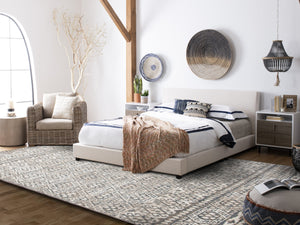 Safavieh Pyramid Exquisite Area Rug - Elegant Ivory And Charcoal Design With Intricate Patterns For Home Decor Ivory ,Charcoal 52% Polypropylene,24% Jute,11% Polyester,13% Latex Pyr260a-25