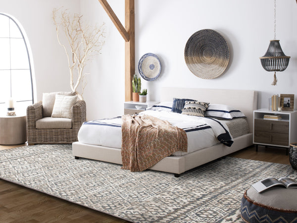 Safavieh Pyramid Exquisite Area Rug - Elegant Ivory And Charcoal Design With Intricate Patterns For Home Decor Ivory ,Charcoal 52% Polypropylene,24% Jute,11% Polyester,13% Latex Pyr260a-25