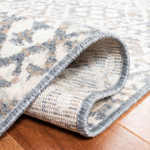 Safavieh Pyramid Exquisite Area Rug - Elegant Ivory And Charcoal Design With Intricate Patterns For Home Decor Ivory ,Charcoal 52% Polypropylene,24% Jute,11% Polyester,13% Latex Pyr260a-25