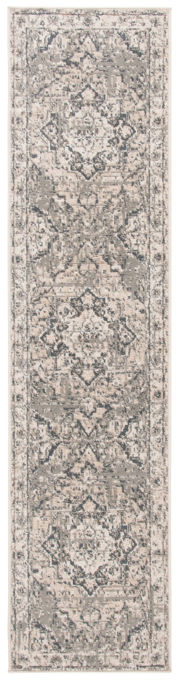 Safavieh Pyramid Timeless Elegance Area Rug - Luxurious Traditional Design For Classic And Modern Homes Ivory ,Grey 52% Polypropylene,24% Jute,11% Polyester,13% Latex Pyr268a-5sq