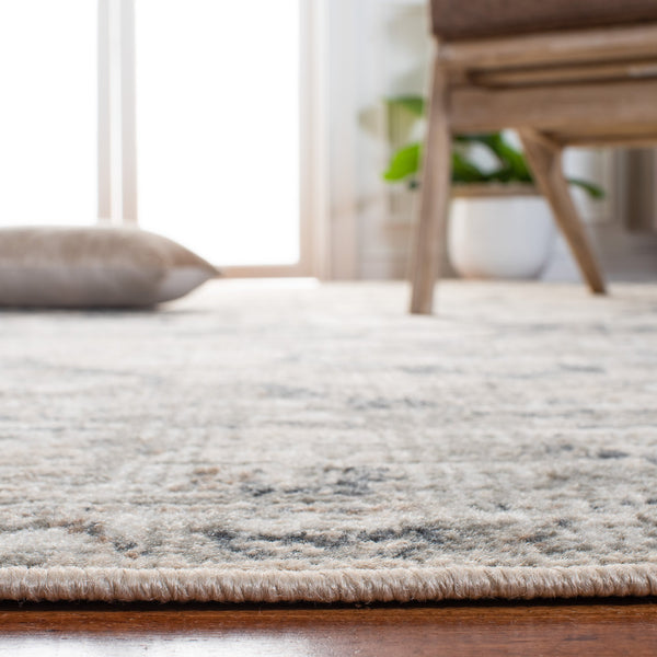 Safavieh Pyramid Timeless Elegance Area Rug - Luxurious Traditional Design For Classic And Modern Homes Ivory ,Grey 52% Polypropylene,24% Jute,11% Polyester,13% Latex Pyr268a-5sq