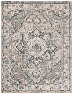 Safavieh Pyramid Timeless Elegance Area Rug - Luxurious Traditional Design For Classic And Modern Homes Ivory ,Grey 52% Polypropylene,24% Jute,11% Polyester,13% Latex Pyr268a-5sq