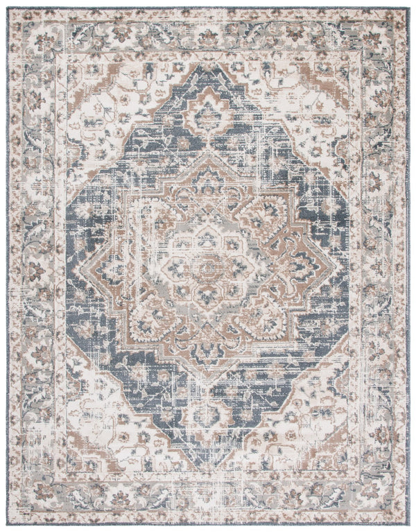 Safavieh Pyramid Timeless Elegance Area Rug - Luxurious Traditional Design For Classic And Modern Homes Ivory ,Beige 52% Polypropylene,24% Jute,11% Polyester,13% Latex Pyr268b-5sq