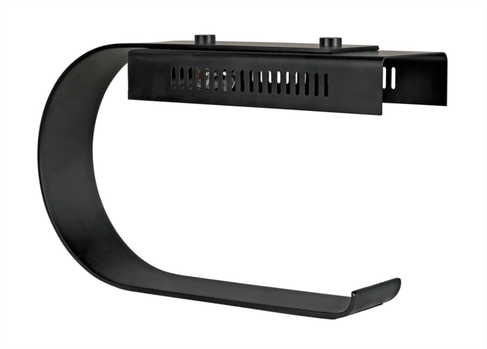 Noir Alfred Table Lamp - Sleek Black Metal Design for Modern Spaces, Ideal for Work, Reading & Accents PZ002MTB