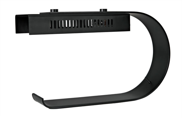 Noir Alfred Table Lamp - Sleek Black Metal Design for Modern Spaces, Ideal for Work, Reading & Accents PZ002MTB