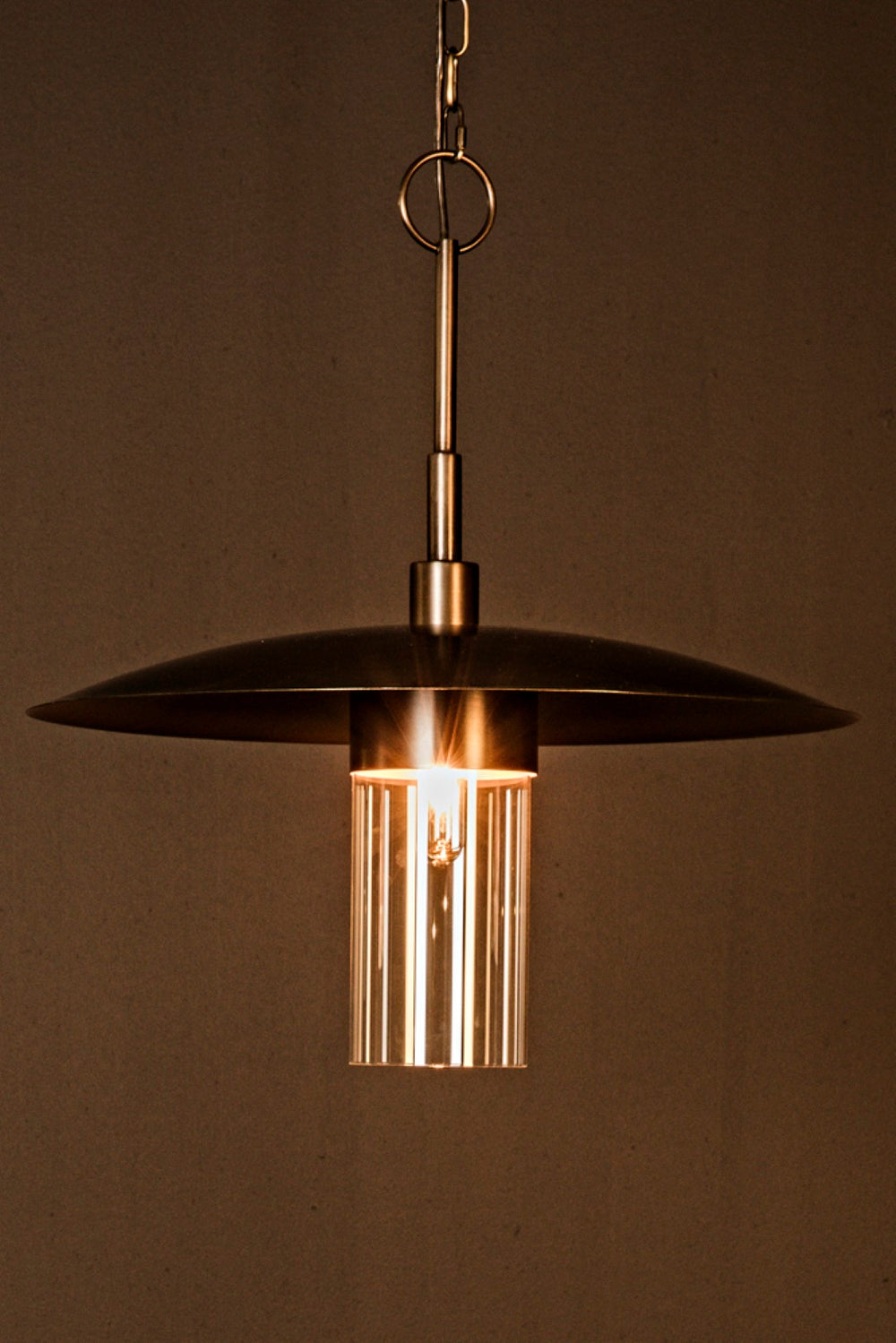 Noir Anton Pendant Light - Artisan-Crafted Aged Brass Fixture for Warm Illumination in Any Space PZ009AB