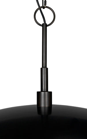 Noir Anton Pendant Light - Artisan-Crafted Aged Brass Fixture for Warm Illumination in Any Space PZ009AB