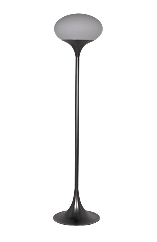 Noir Drop Floor Lamp - Elegant Gun Metal Finish, Iron Construction for Timeless Style & Ambient Lighting PZ012GM