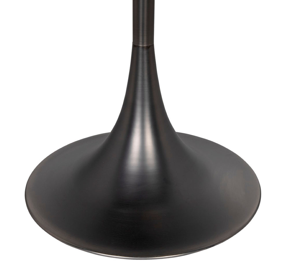 Noir Drop Floor Lamp - Elegant Gun Metal Finish, Iron Construction for Timeless Style & Ambient Lighting PZ012GM
