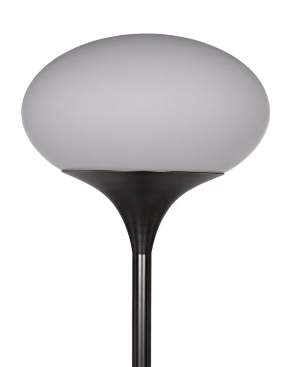 Noir Drop Floor Lamp - Elegant Gun Metal Finish, Iron Construction for Timeless Style & Ambient Lighting PZ012GM