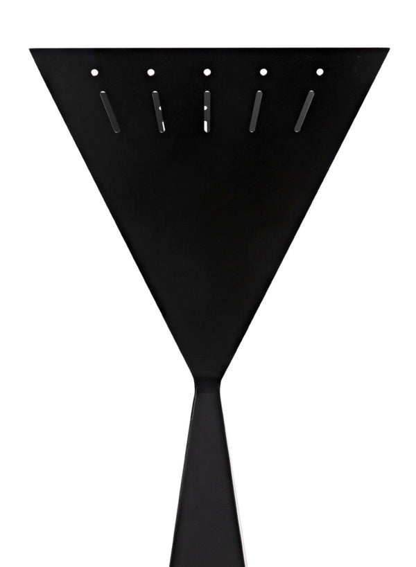 Noir Brixton Floor Lamp - Artisan-Crafted Black Iron Design for Modern Spaces, Perfect for Ambient Lighting PZ015MTB