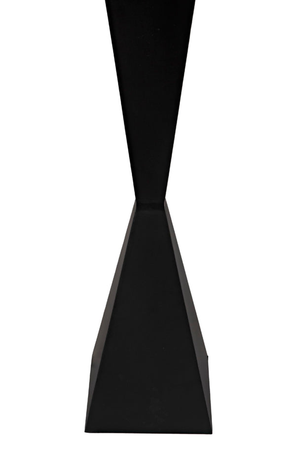 Noir Brixton Floor Lamp - Artisan-Crafted Black Iron Design for Modern Spaces, Perfect for Ambient Lighting PZ015MTB