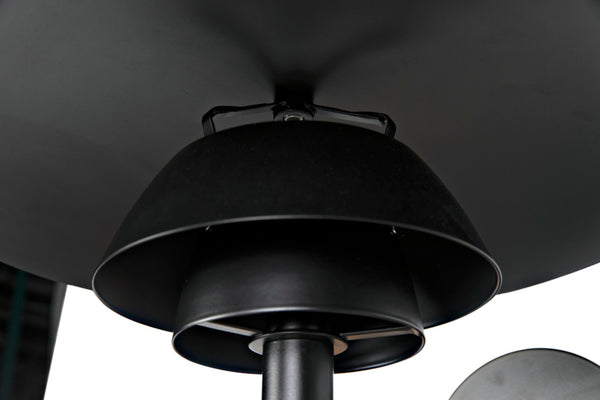 Noir Caprese Sconce - Artisan-Crafted Matte Black Wall Light for Modern & Industrial Décor Accent Illumination PZ023MTB