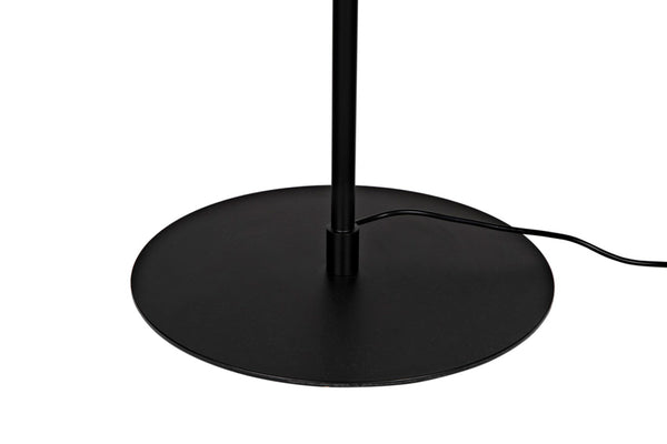Noir Lazarus Floor Lamp – Stylish Industrial Design with Frosted Globes for Ambient Lighting & Modern Spaces PZ028MTB