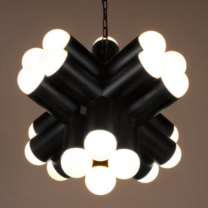 Massimo Chandelier PZ032MTB Matte Black Noir