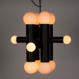 Amadeus Chandelier PZ034MTB Matte Black Noir