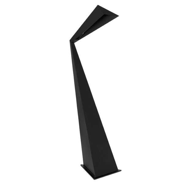 Noir Bat Floor Lamp - Industrial Matte Black Iron Design, Modern Minimalism for Stylish Home Lighting PZ041MTB