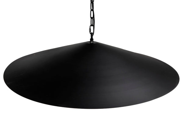 Noir Lark Pendant Light - Minimalist Matte Black Fixture for Modern Spaces, Ideal for Dining & Living Areas PZ043MTB