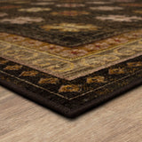 Karastan Rugs Bedouin Palataka Machine Woven Polyester Traditional Area Rug Gold 9' 6" x 12' 11"