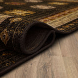 Karastan Rugs Bedouin Palataka Machine Woven Polyester Traditional Area Rug Gold 9' 6" x 12' 11"