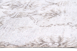 Pasargad Home Hand-knotted Lamb's Wool Area Rug – Luxurious Transitional Elegance For Any Room   Pale-230 6x9