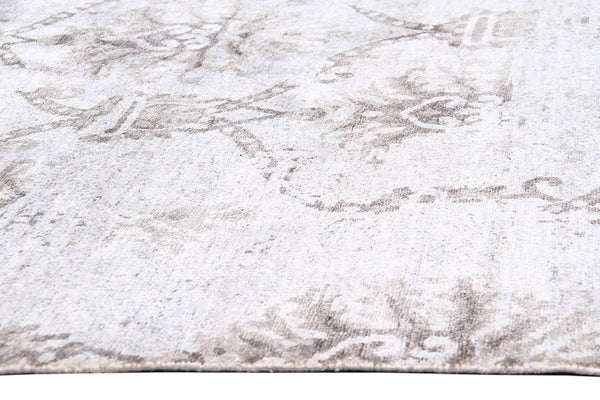 Pasargad Home Hand-knotted Lamb's Wool Area Rug – Luxurious Transitional Elegance For Any Room   Pale-230 6x9