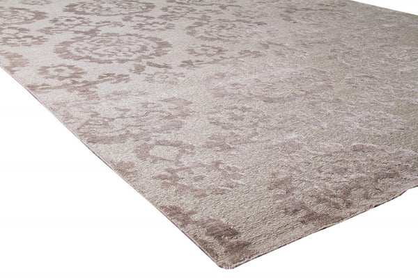 Pasargad Luxurious Hand-knotted Silk & Wool Area Rug - Stylish, Durable Elegance For Any Space   Pale-294-4 9x12