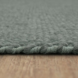 Karastan Rugs Paloma By Drew & Jonathan Home Paloma Hand Loomed Flatwoven Wool Casual Area Rug Seaglass 10' x 14'