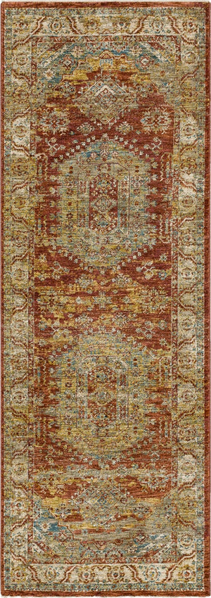 Palu Rust 2' 7" x 7' 3" Area Rug Karastan Rugs