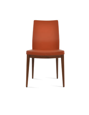 Soho Concept Pasha Wood Dining Chair - Elegant Upholstered Comfort In Beech, 10-year Guarantee & Stylish Options Walnut  Soho-concept-dining-chair-04685