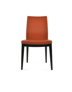 Soho Concept Pasha Wood Dining Chair - Stylish Leatherette Seating With 2-year Guarantee, Limited Stock Available! Ash,Black  Soho-concept-dining-chair-04704