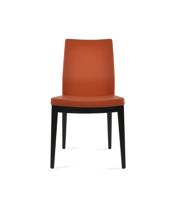 Soho Concept Pasha Wood Dining Chair - Elegant Upholstered Comfort In Beech, 10-year Guarantee & Stylish Options Brick  Soho-concept-dining-chair-04705