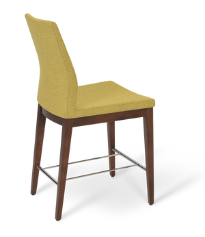 Soho Concept Pasha Barstools & Counterstools With Camira Era Fabric - Stylish, Durable, 10-year Guarantee! Walnut  Soho-concept-dining-chair-09074