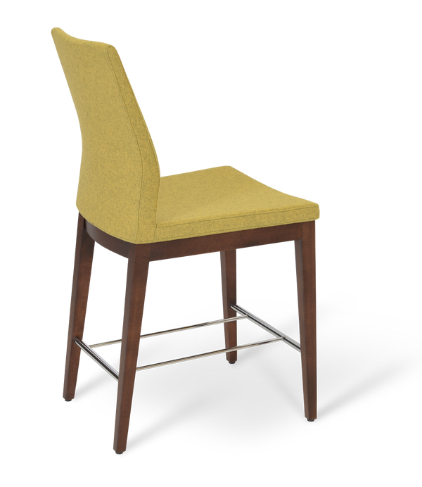 Soho Concept Pasha Barstools & Counterstools With Camira Era Fabric - Stylish, Durable, 10-year Guarantee! Walnut  Soho-concept-dining-chair-09074