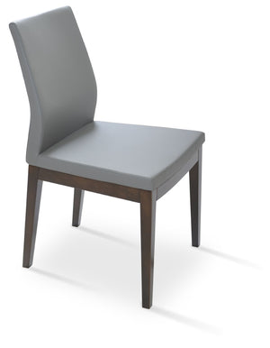 Soho Concept Pasha Wood Dining Chair - Elegant Upholstered Comfort In Beech, 10-year Guarantee & Stylish Options Grey  Soho-concept-dining-chair-04905