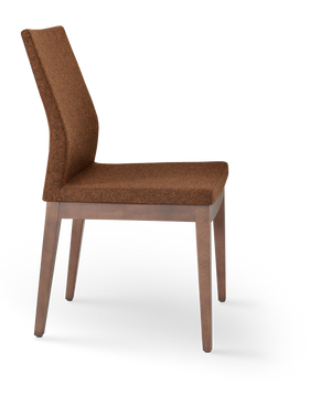 Soho Concept Pasha Wood Dining Chair In Orange – Stylish Camira Era Fabric With 10-year Guarantee For Comfort! Orange  Soho-concept-dining-chair-04908