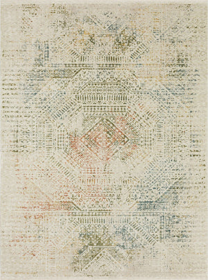 Karastan Rugs Memento Pathways Machine Woven Polyester Area Rug Ivory 10' x 14'