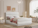 Paxton Cream Chenille Fabric Full Bed PaxtonCream-F Meridian Furniture