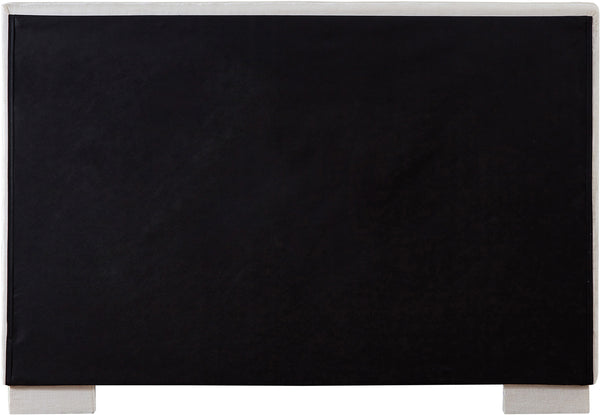 Paxton Cream Chenille Fabric King Bed PaxtonCream-K Meridian Furniture