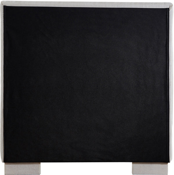 Paxton Cream Chenille Fabric Twin Bed PaxtonCream-T Meridian Furniture